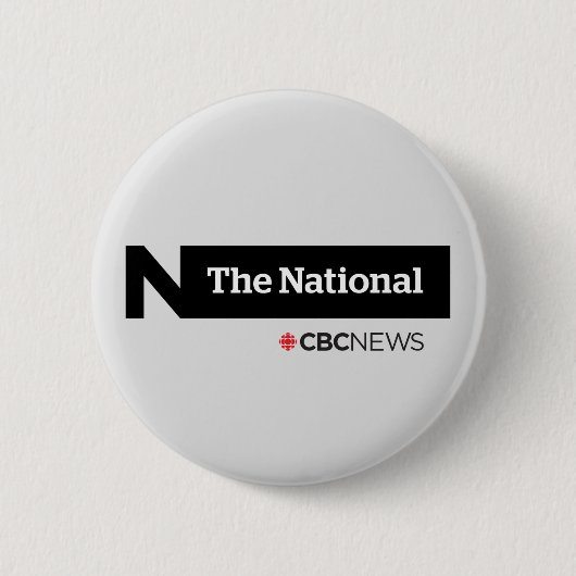 Badge Rond 5 Cm CBC The National Button (Devant)