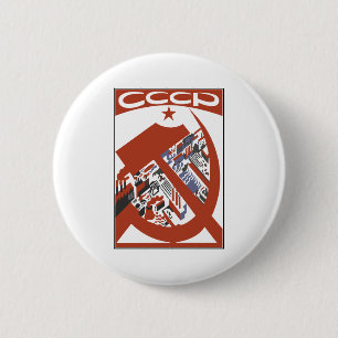 BADGE ROND 5 CM CCCP