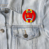 BADGE ROND 5 CM CCCP (En situation)