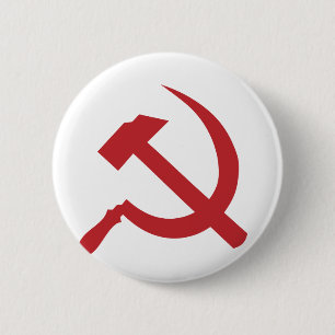 Badge Rond 5 Cm ccp ussr marteau et faucille
