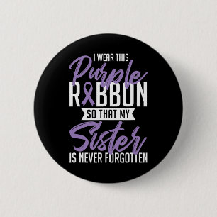 Badge Rond 5 Cm Ce Jour De Sensibilisation À La Surdose De Ruban V