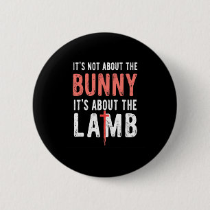 Badge Rond 5 Cm Ce n'est pas à propos du lapin c'est à propos de l