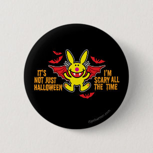 Badge Rond 5 Cm Ce n'est pas simplement Halloween