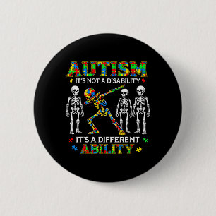 Badge Rond 5 Cm Ce n'est pas un handicap, c'est une capacité diffé