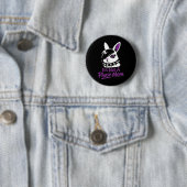 Badge Rond 5 Cm Ce n'est qu'une phase maman drôle Emo Lapin de Pâq (En situation)