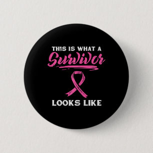 Badge Rond 5 Cm Ce qu'Un Survivant Ressemble À Une Sensibilisation