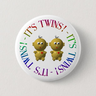 Badge Rond 5 Cm Ce sont des jumeaux !