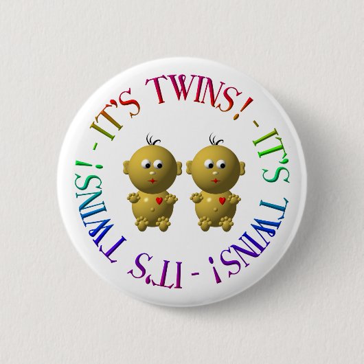 Badge Rond 5 Cm Ce sont des jumeaux ! (Devant)