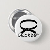 Badge Rond 5 Cm Ceinture noire (Devant & derrière)