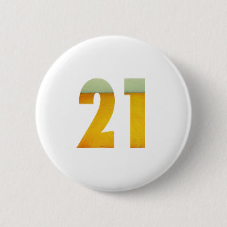 Badge Rond 5 Cm Celebrate 21st Birthday