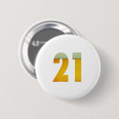 Badge Rond 5 Cm Celebrate 21st Birthday (Devant & derrière)