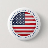 Badge Rond 5 Cm Celebrating 250 Years  (Devant)