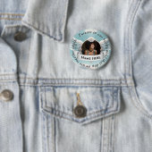 Badge Rond 5 Cm Célébration commémorative de la vie (En situation)