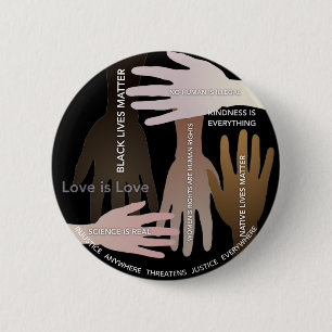 Badge Rond 5 Cm Célébrer la diversité Nous croyons