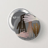 Badge Rond 5 Cm Célébrer la diversité | Nous croyons (Devant & derrière)