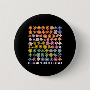 Badge Rond 5 Cm Célébrer L'Esprit De Toutes Sortes Chemise Femmes