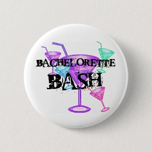 Badge Rond 5 Cm Célébrez le coup de Bachelorette (Devant)