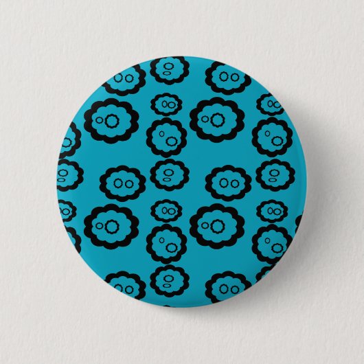 Badge Rond 5 Cm Cellules d'oeil de puanteur (Devant)