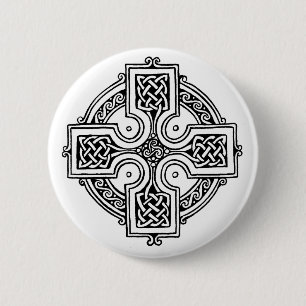 Badge Rond 5 Cm Celtic cross