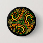 Badge Rond 5 Cm celtic spirals button (Devant)