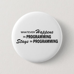 Badge Rond 5 Cm Celui qui se produise - programmation