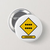 Badge Rond 5 Cm Censé (Devant & derrière)