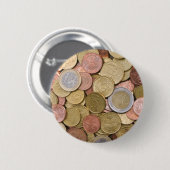 Badge Rond 5 Cm Centimes Euro (Devant & derrière)