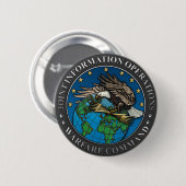 Badge Rond 5 Cm Centre interarmées de guerre des opérations d'info (Devant & derrière)