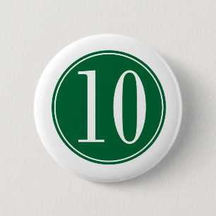 Badge Rond 5 Cm Cercle #10 vert