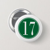 Badge Rond 5 Cm Cercle #17 vert (Devant & derrière)