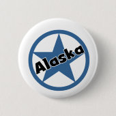 Badge Rond 5 Cm Cercle Alaska (Devant)