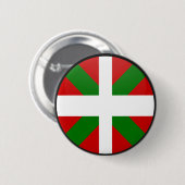 Badge Rond 5 Cm Cercle Basque de drapeau de qualité (Devant & derrière)