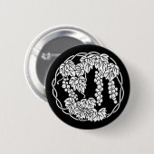 Badge Rond 5 Cm cercle de raisin (Devant & derrière)