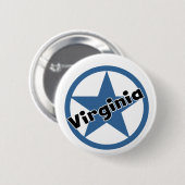 Badge Rond 5 Cm Cercle la Virginie (Devant & derrière)