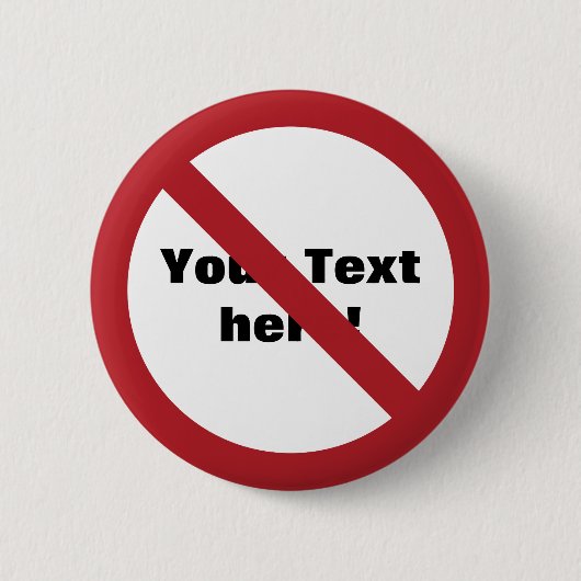 Badge Rond 5 Cm Cercle personnalisé avec bouton (Devant)