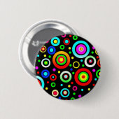 Badge Rond 5 Cm Cercles (Devant & derrière)