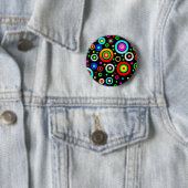 Badge Rond 5 Cm Cercles (En situation)
