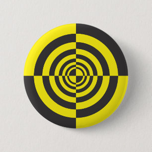 Badge Rond 5 Cm Cercles hypnotiques