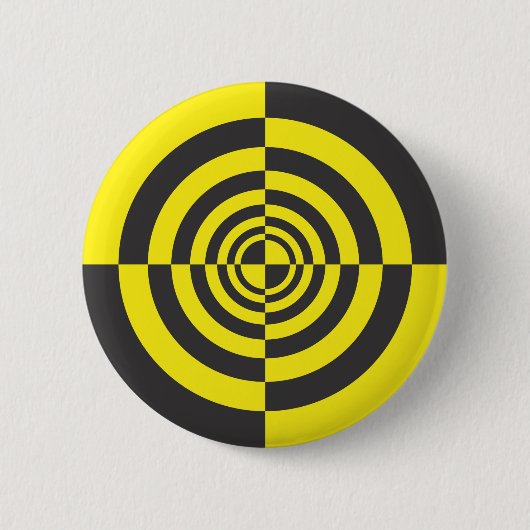 Badge Rond 5 Cm Cercles hypnotiques (Devant)