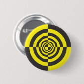 Badge Rond 5 Cm Cercles hypnotiques (Devant & derrière)
