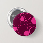 Badge Rond 5 Cm Cercles & Points (Devant & derrière)