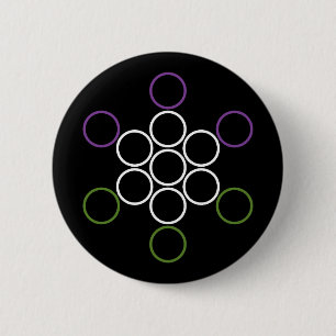 Badge Rond 5 Cm Cercles sacrés de genre gay
