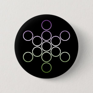Badge Rond 5 Cm Cercles sacrés de genre gay