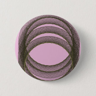 Badge Rond 5 Cm cercles se chevauchant dans l'arrière - plan viole