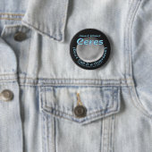 Badge Rond 5 Cm Ceres le bouton (En situation)