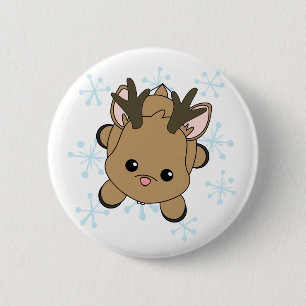 Badge Rond 5 Cm Cerfs communs de Cutie