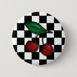 Badge Rond 5 Cm cerise