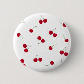 Badge Rond 5 Cm Cerise (Devant)