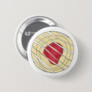 Badge Rond 5 Cm Cerise Danoise Viennoiserie Chef pâtisserie Boulan