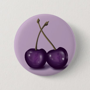 Badge Rond 5 Cm cerises 3
